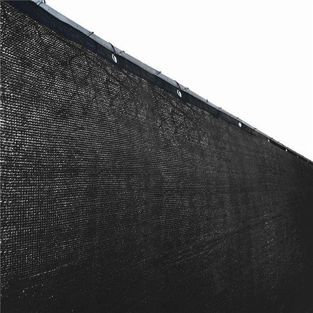 ALEKO ALEKO PLK0450BLK-UNB 4 x 50 ft. Privacy Outdoor Backyard Fence Wind Screen; Black PLK0450BLK-UNB